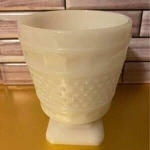 Cleveland USA.O Napco White Glass Bowl/Planter/Dish/Goblet [Item 146]
